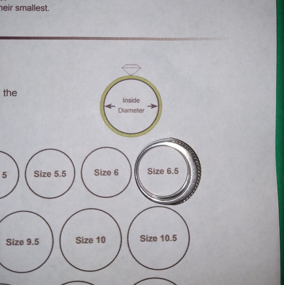 Black onyx and sterling silver ring - Picture 6 of 8